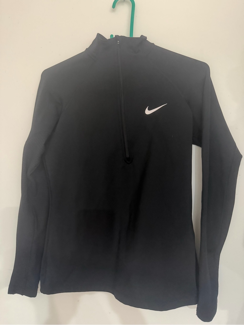 Nike Black Women's Long-Sleeve Half-Zip Utility Jacket
